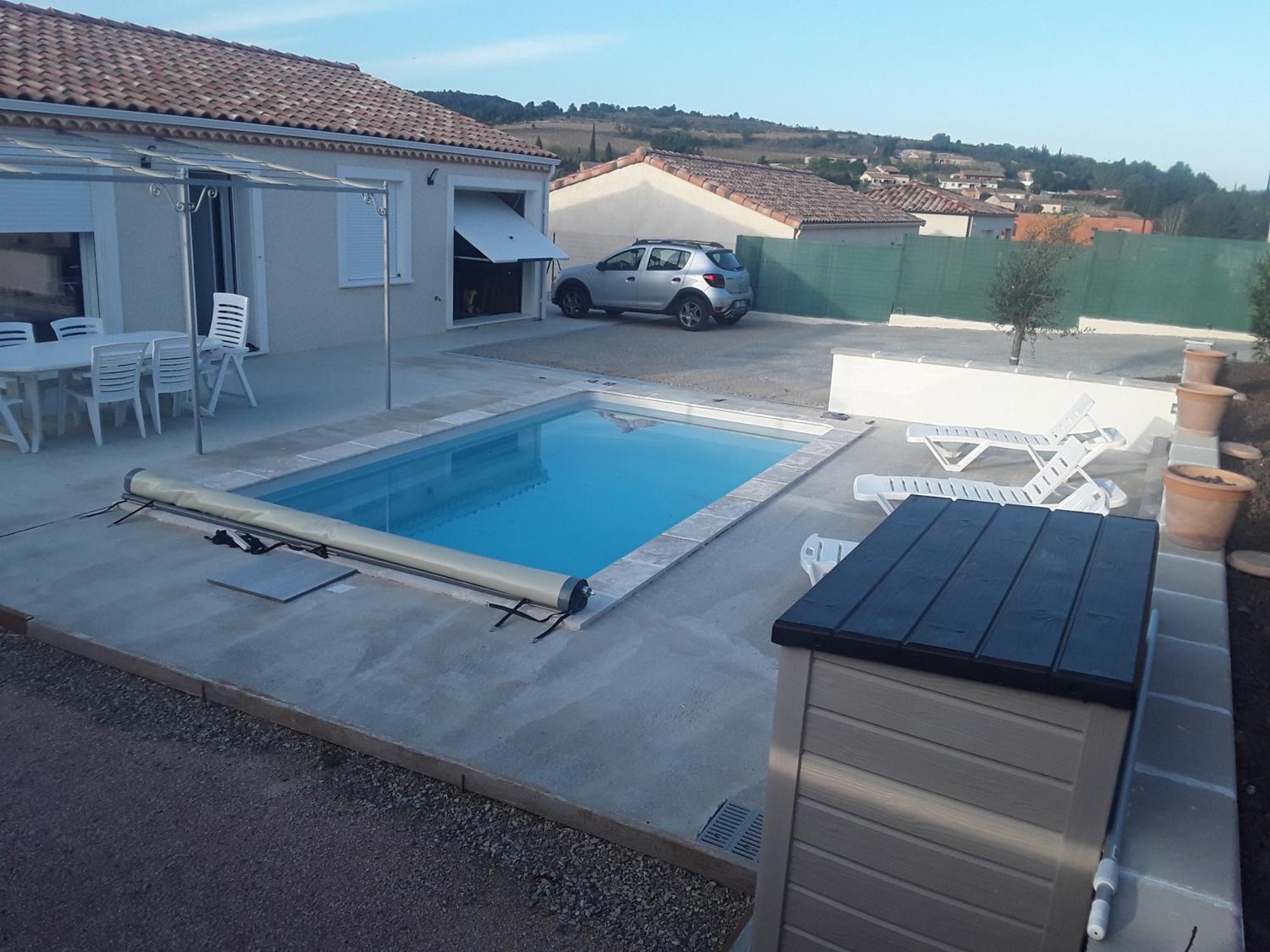 Maison Individuelle Neuve Avec Piscine Limoux Exterior photo